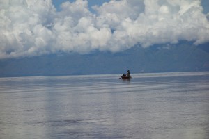 La sérénité des pêcheurs sur le Lac