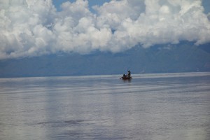 La sérénité des pêcheurs sur le Lac